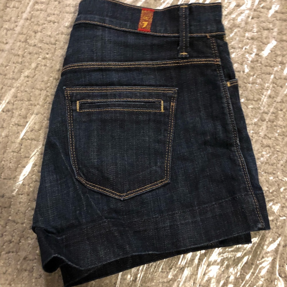 7 for all Mankind Dark Shorts 25
